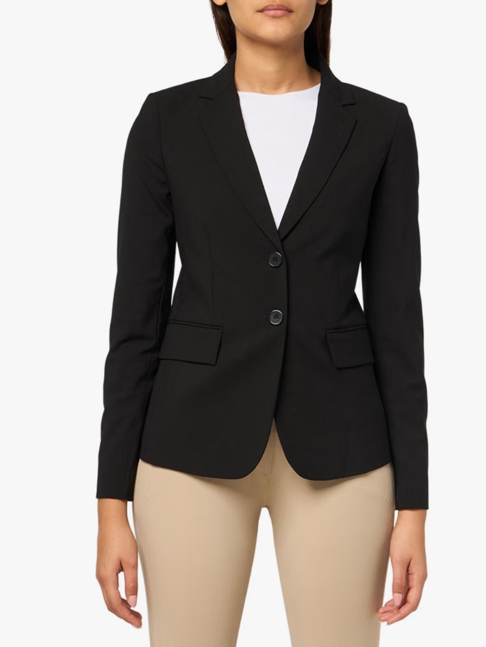Theory Carissa Suit Tailored Two-Button Blazer